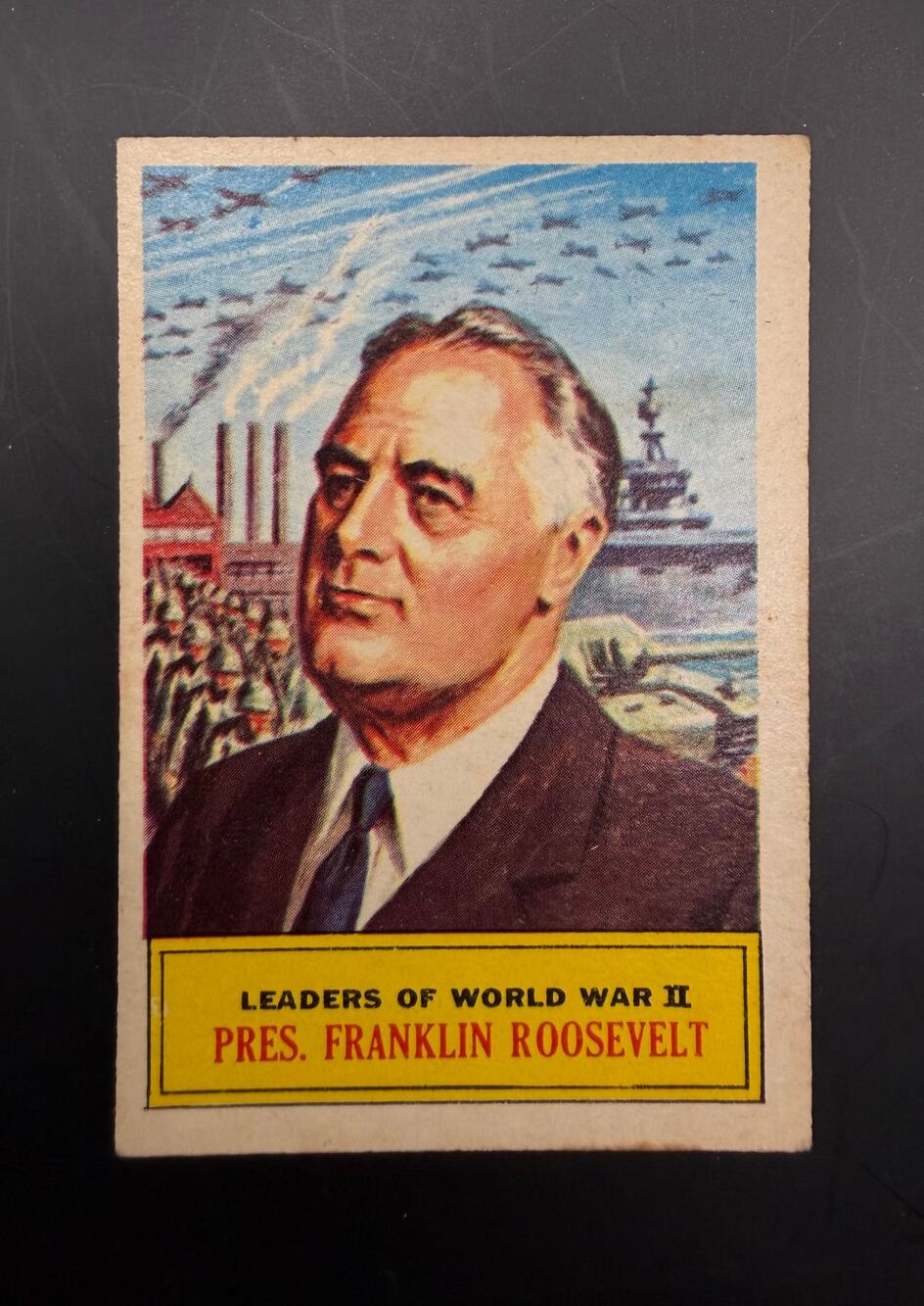 1965 Topps President Franklin D. Roosevelt Battle Cards 67 U.S. President